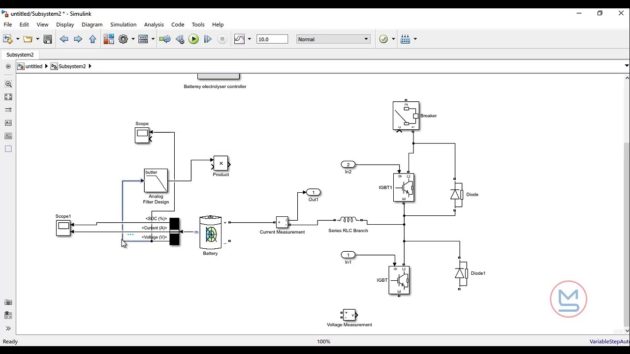 Step by step designing battery power circuit with dc dc converter using  MATLAB|MATLAB solutions. - YouTube