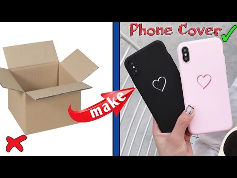 видео: mobile phone cover making at home | how to make phone cover at home | make phone cover use cardboard