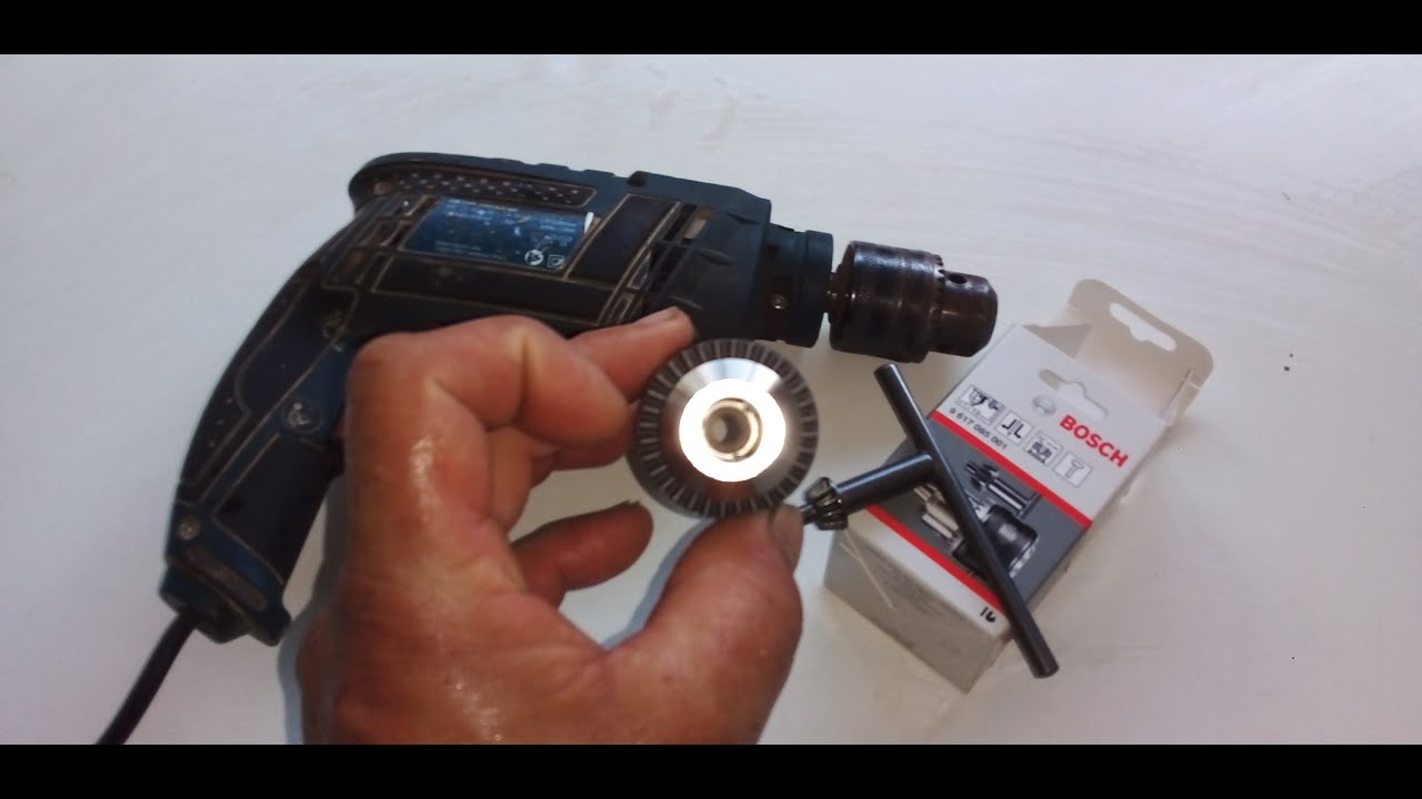 Como trocar o Mandril da furadeira de impacto BOSCH GSB 13 RE 3601 500 ...