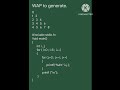 wap to display given pattern in c.#cprogramming #computerprogramming #c++#computerlanguages#computer