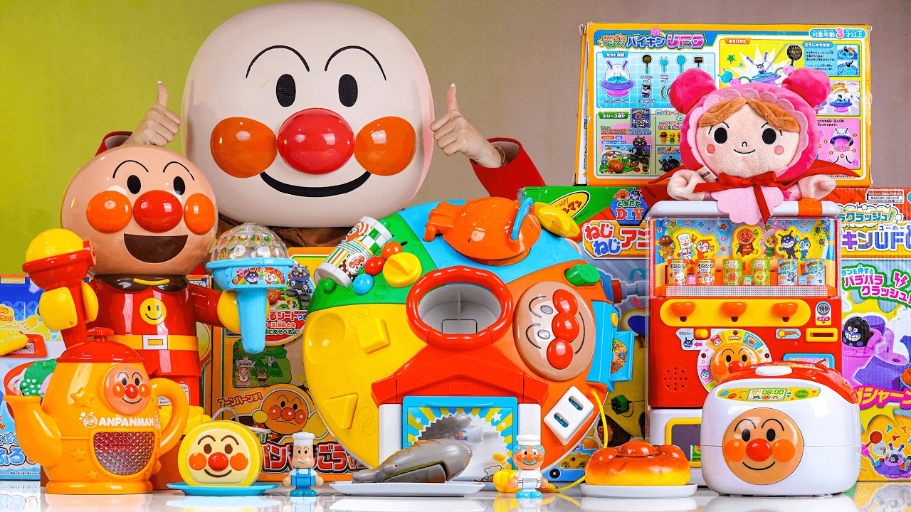 93 Minutes Satisfying with Unboxing Anpanman Amusement Park Toy