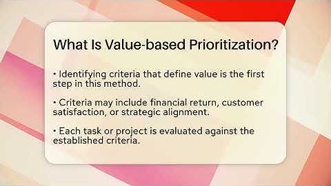 What Is Value-based Prioritization? - The Personal Growth Path