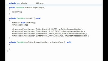 WiiFlash Unity Tutorial Part 3: Scripting The Flash Project