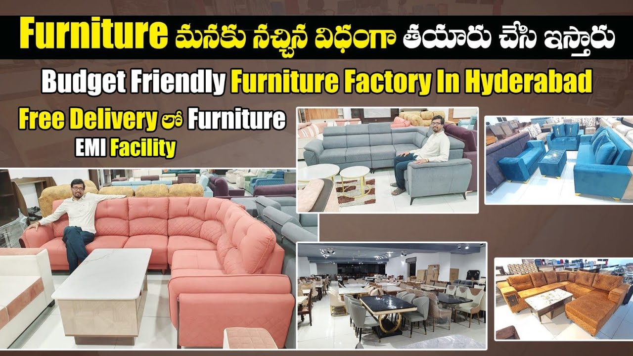 furniture అతి తక్కువ ధరలో Cost to Cost Sofas Cots Dinning