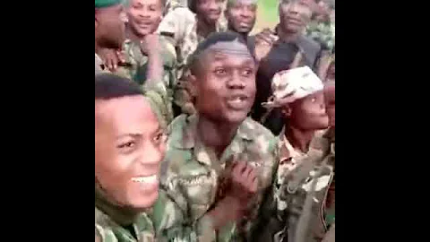 Nigeria army doing some freestyle