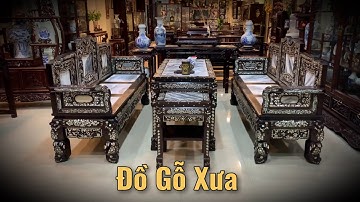 Bộ Ghế Trường Kỷ Đẹp Cẩn Ốc - Nội Thất Nhà Gỗ - Bàn Ghế Cổ Xưa - Tràng Kỷ Đẹp Nhất - Bàn Ghế Cổ Xưa