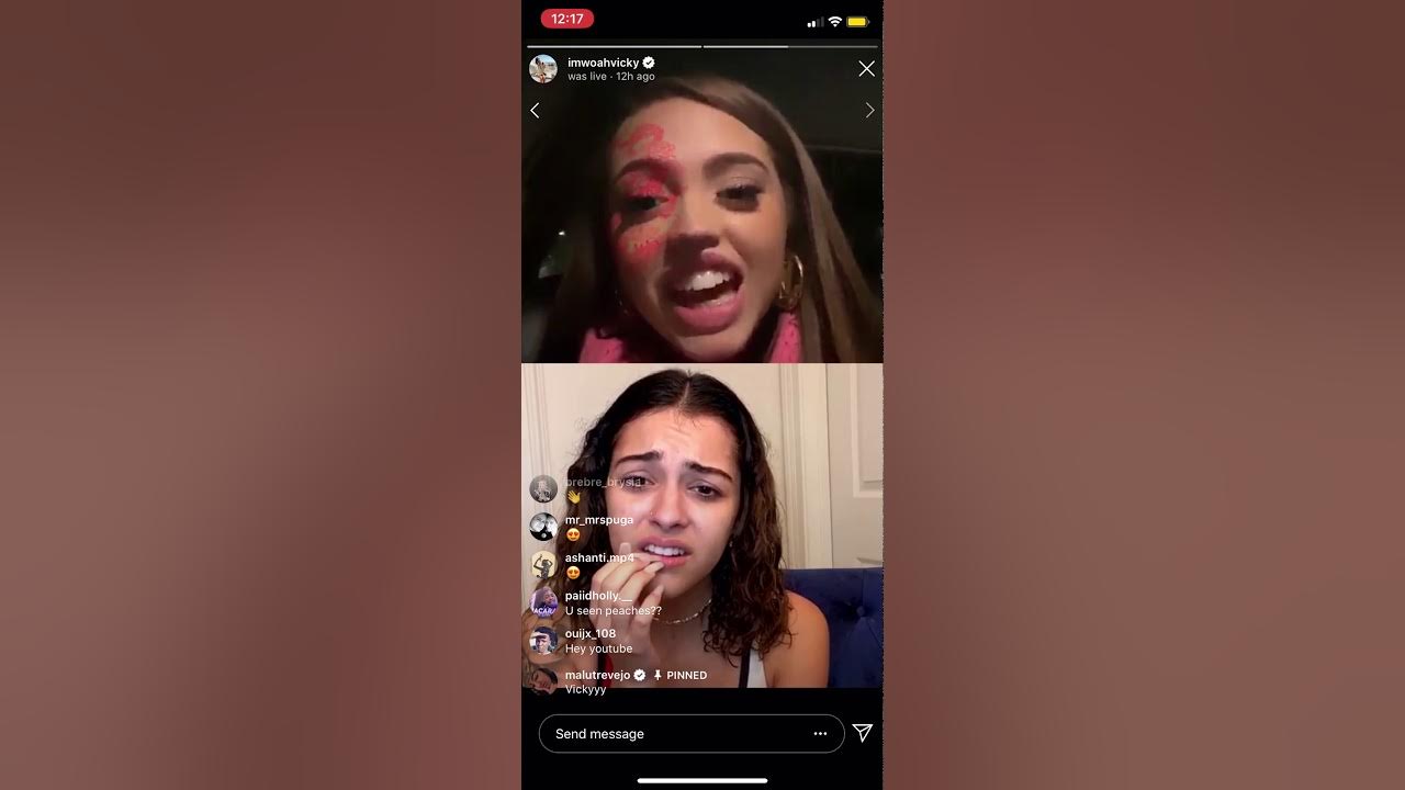 MALU TREVEJO AND WOAH VICKY TALKS ABOUT LOVELY PEACHES 🍑 BREAKING IN