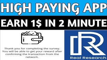 Real Research App live Withdraw proof