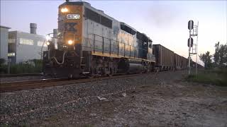 [HD] Csx O721-26 at coral way and Iris diamond and a shout out on the radio and Mr RK at the helm