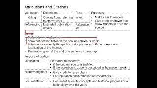 2.1 Attribution and Citation