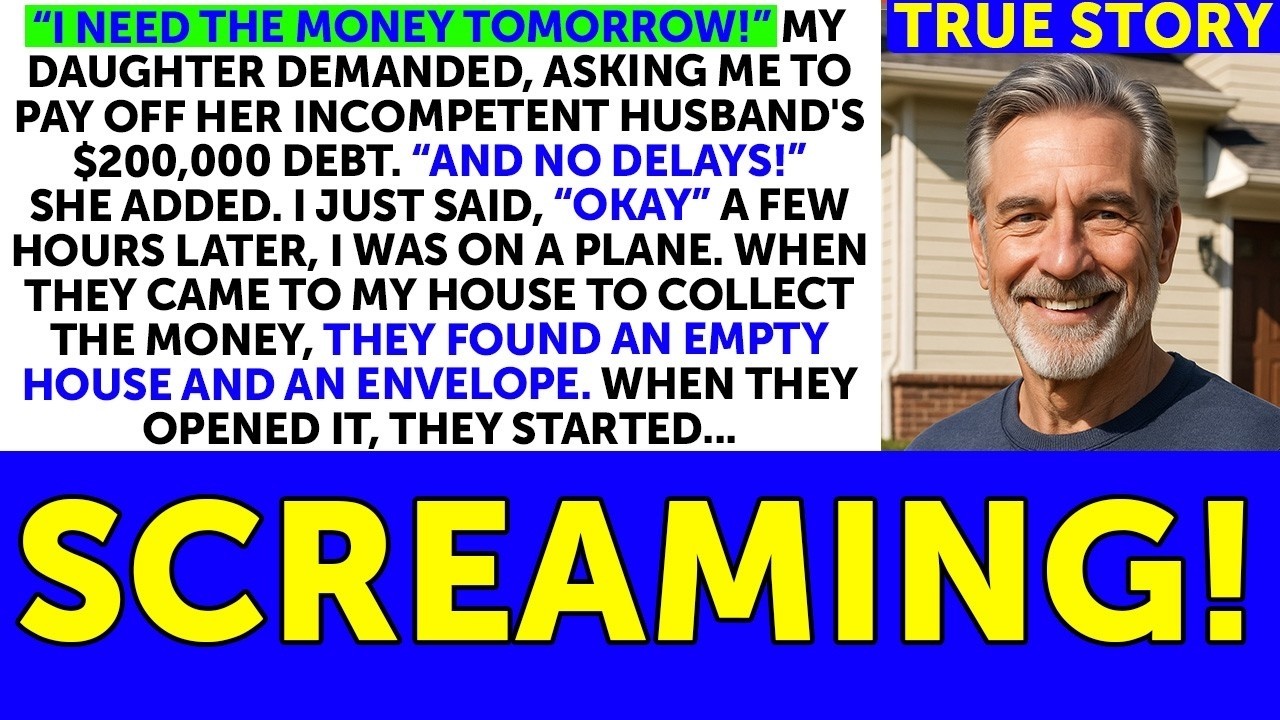 “I Need The Money!” My Daughter Demanded, Asking Me To Pay Off Her Incompetent Husband's Debt