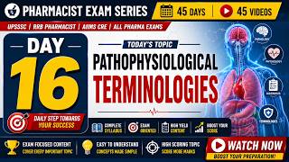 Day 16: Pathophysiological Terminologies | Pharmacist Exam Capsule Series screenshot 2