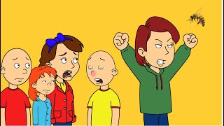 Caillou Gets Stung by a Bee