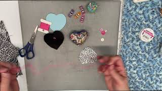 Padded Heart Pin - Beginner Hand Sewing Project