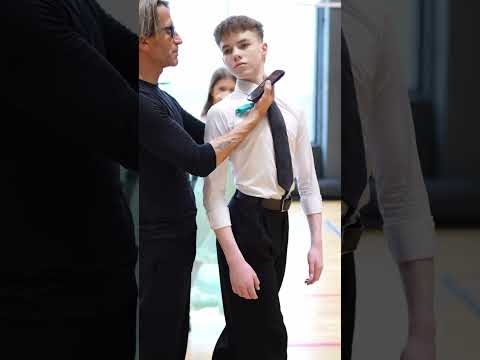 Pull that little ear up a bit and your frame is … almost there with Mirko Gozzoli #ballroomdance