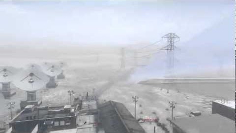 Tomahawk across the map spawn kill on Hangar 18