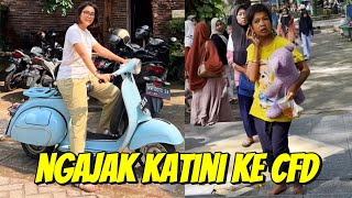 MBAK INDAH PERTIWI NGAJAK KATINI KE CFD ALUN-ALUN PONOROGO