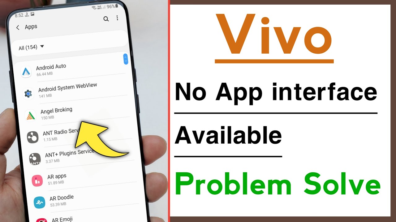 Vivo No App interface Available When The App is in use unable to Open it Problem Solve
