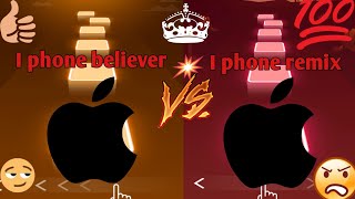 Tiles hop - I phone Believer theme vs I phone remix - edm rush Endless mode #tileshop #smashgaming screenshot 2