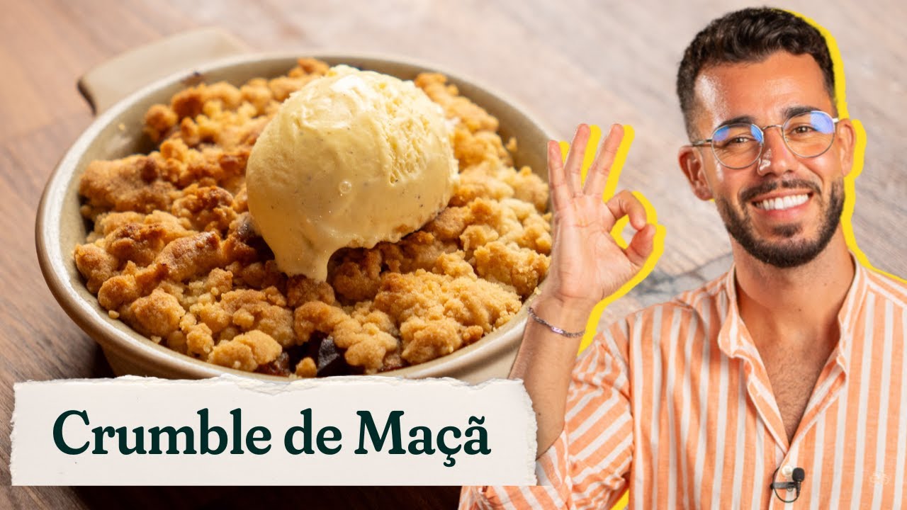 Um Crumble de Maçã Perfeito.