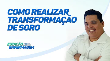 Como se faz o cálculo de transformação de soro?