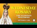 Holy Rosary Wednesday 💚 September 2, 2026 💚 The Glorious Mysteries of the Rosary (VIRTUAL)