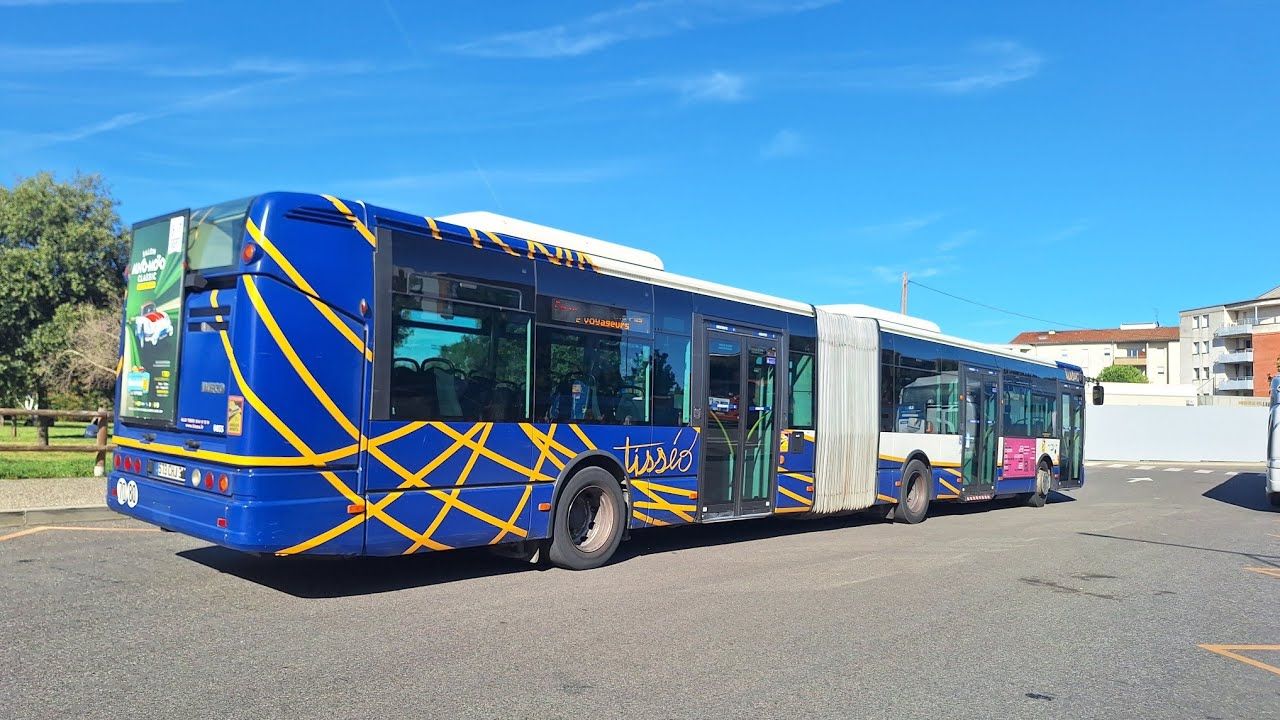 Tisséo - Ligne L10 entre Fenouillet Ctre Cial E. Nord & La Vache — Irisbus Citelis 18 n°855 (inédit)