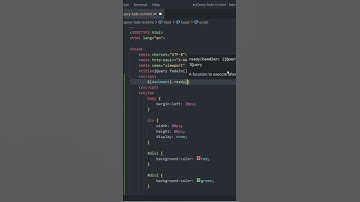 jQuery fade In Method | jQuery Tutorial #jquery #jquerytutorial #html #shorts