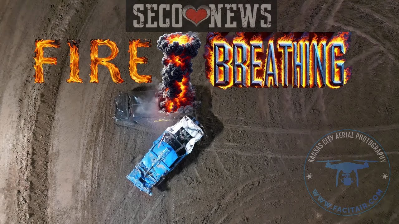 Extreme Pro-mod Derby Car Spits Fire At Arkansas Valley Fair - YouTube