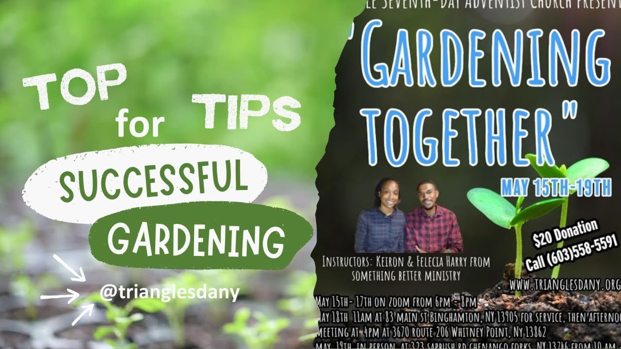 Successful Gardening Tips - YouTube