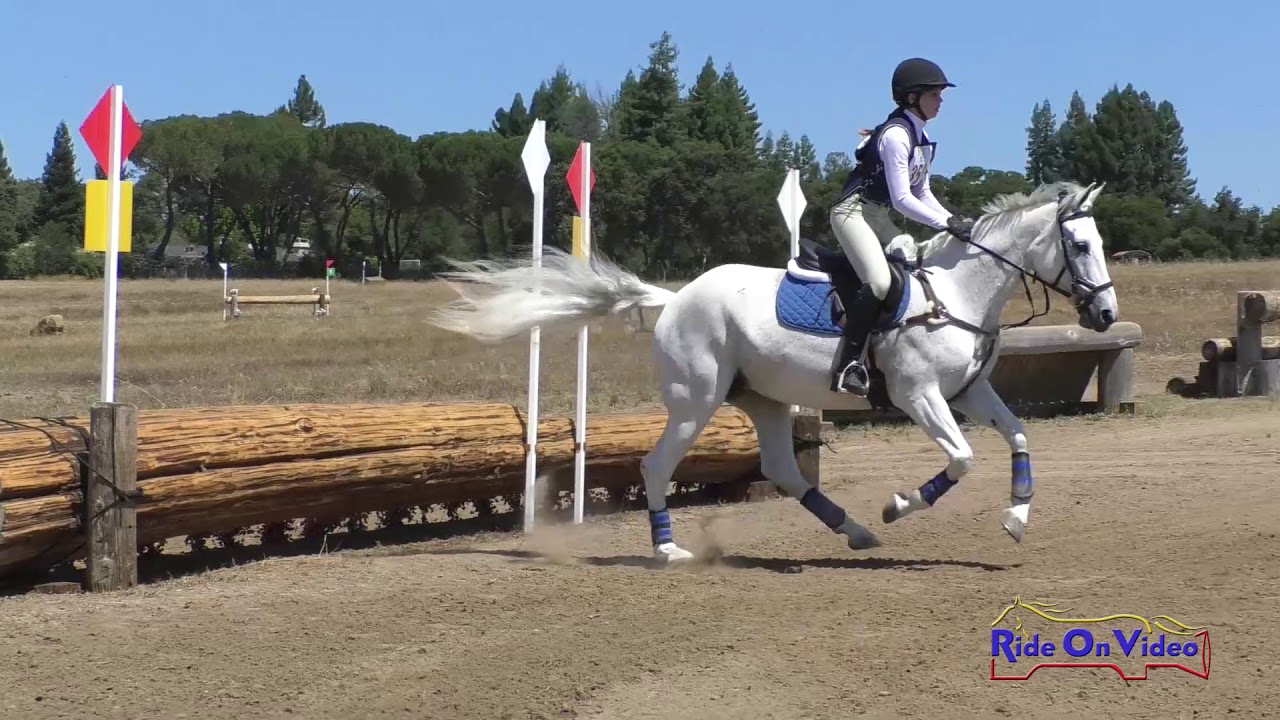 horseshoe bend 350XC Grace Wechser on Sarah JR Beginner Novice Cross Country Woodside August 2019