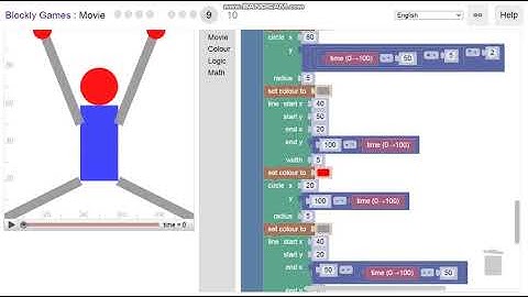 Blockly Games Movie level 9