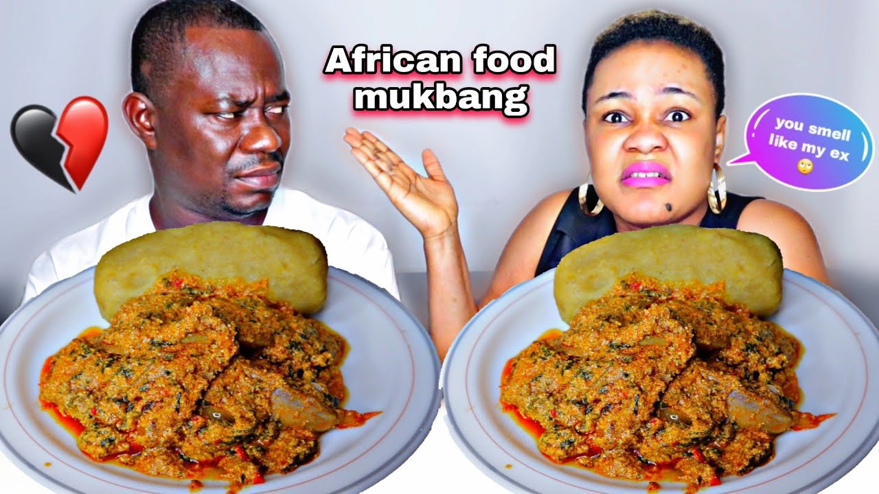Ты пахнешь, как мой бывший мукпранк над мужем😬 |суп эгуси с гарри фуфу мукбанг |африканская еда м...