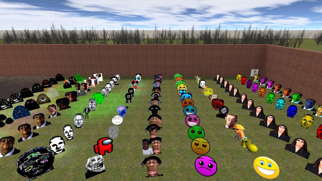 Nico's, Obunga, Ultimate Nextbots Pack, Juandale Pringle, Selene Family, Angry Munci in GMOD