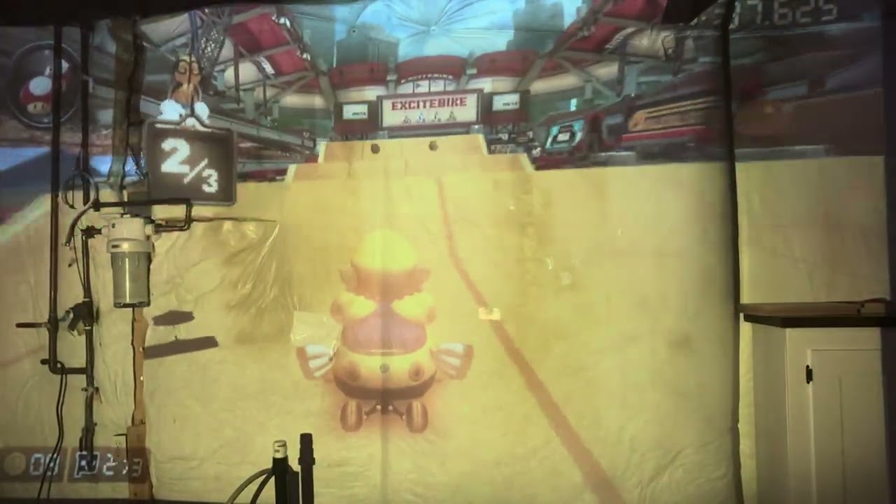 MK8DX Wario biddybuggy excitebike arena 1:49.815 time trial