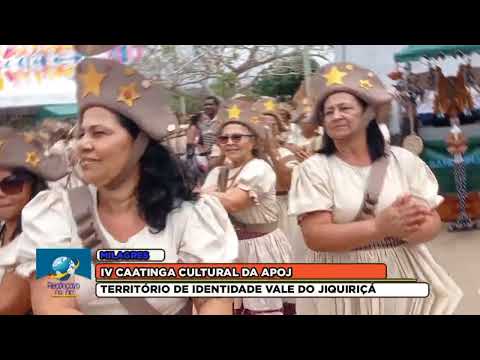 Apresentação da quadrilha do Grupo Cuida de Mim no IV Caratinga Cultural da APOJ em Milagres