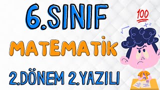 6. Sınıf MATEMATİK 2. Dönem 2. Yazılı | Açık Uçlu ❗%99 Çıkabilir #2024 by Ckmk Akademi 18,003 views 8 days ago 20 minutes