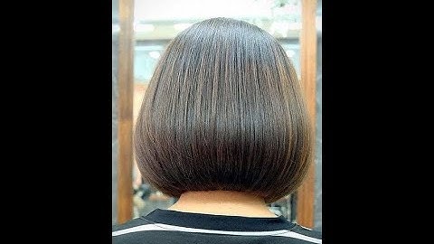 Kỹ thuật cắt tóc bob,tạo độ nặng ôm cụp tự nhiên.#DươngQuốcThiên Hair Academy