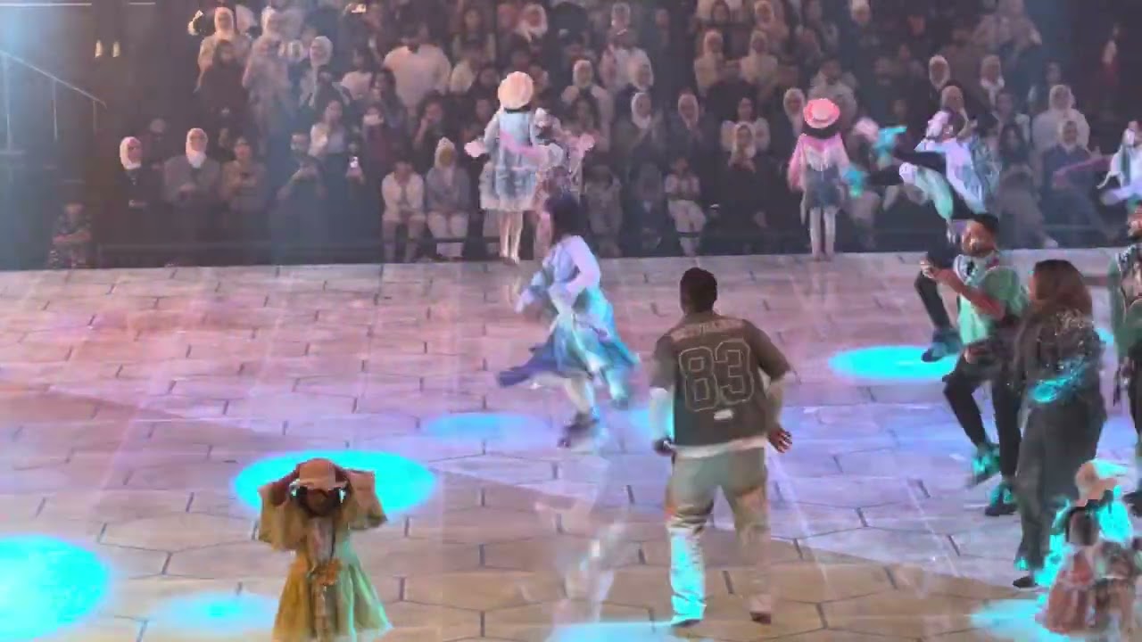 لوحة الختامية في مسرحية المدينة الترفيهية🎢🎡