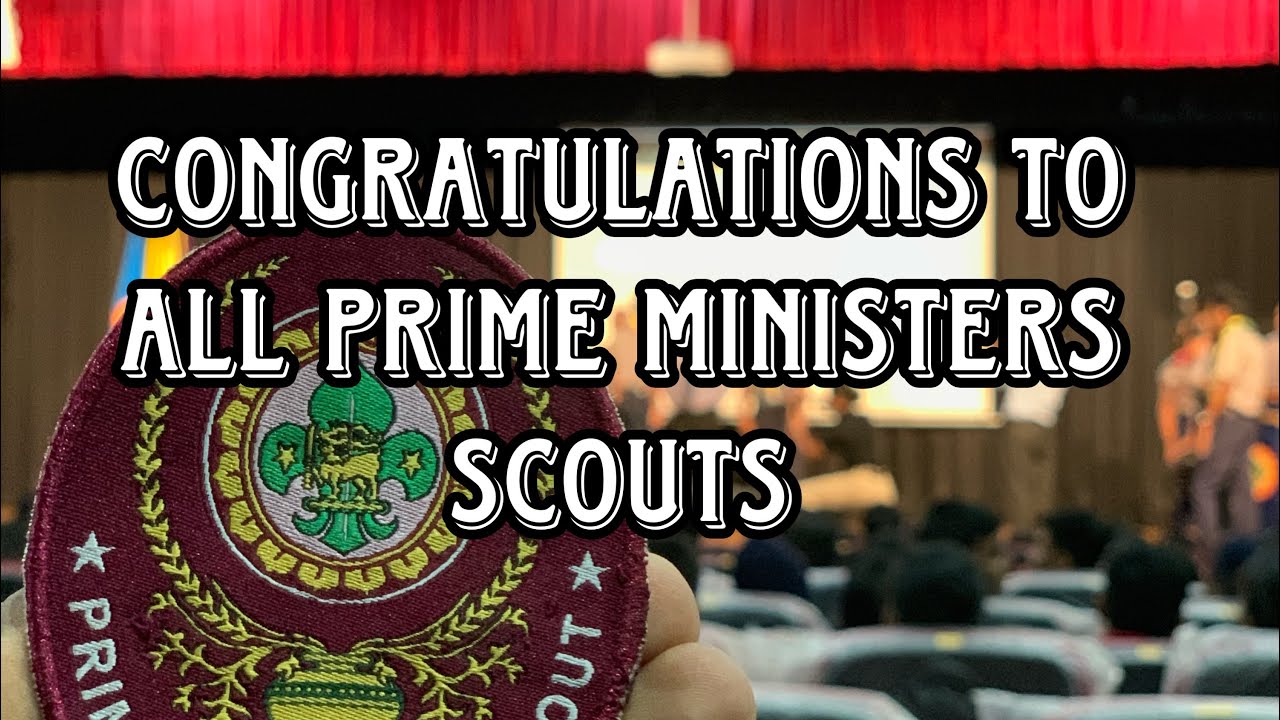 The Prime Minister's Scout Award ceremony for the first time in the