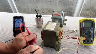 Cómo probar un diodo de microondas capacitor magnetrón  transformador interruptor