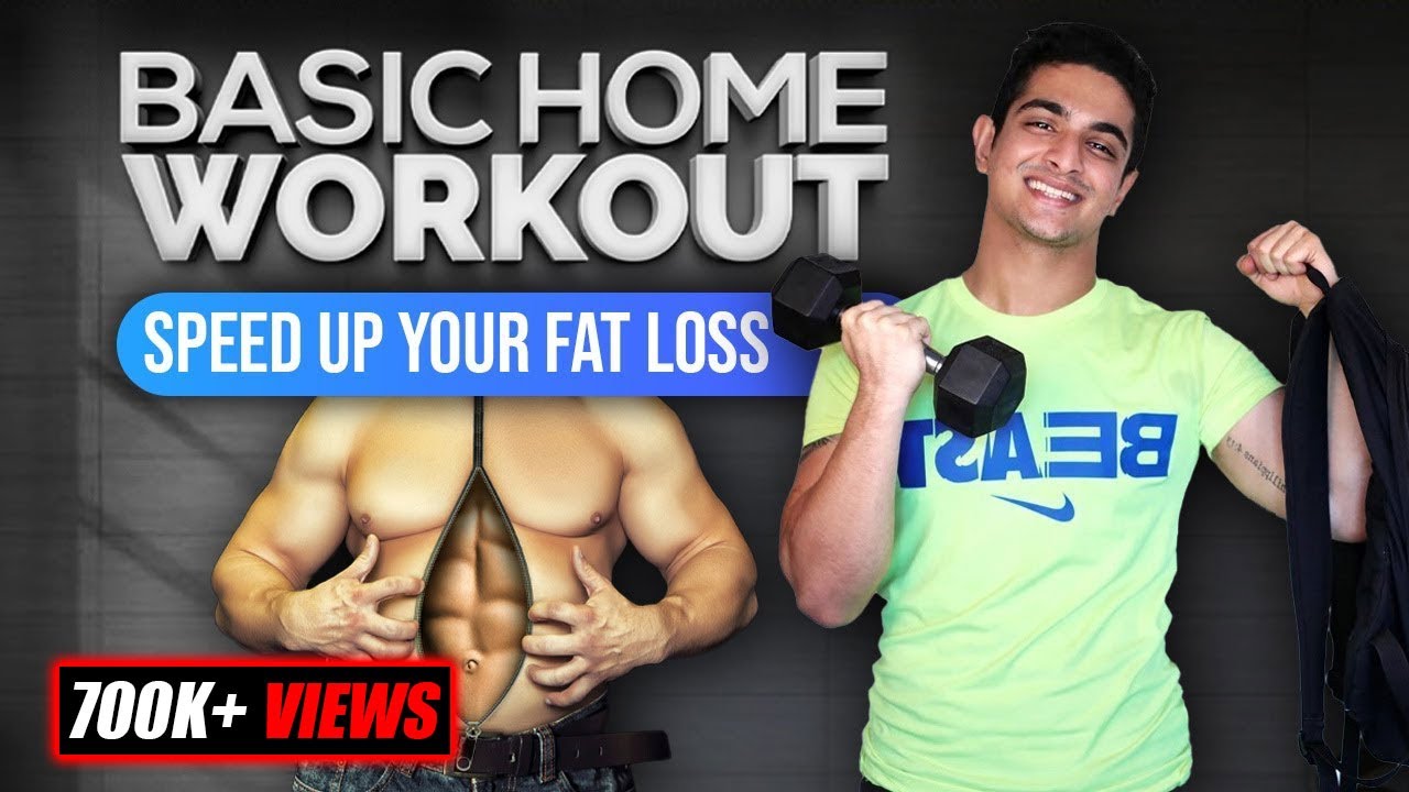 Basic HOME WORKOUT for FAST Fat Loss for Men & Women | BeerBiceps - YouTube