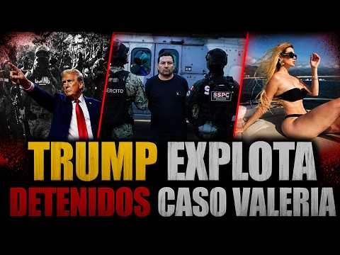 DONALD TRUMP EXPLOTA CON NARCOS IMPLICADOS EN CRIMEN VALERIA MÁRQUEZ Y PIDE DETENCIÓN HIJO R1 Y R2