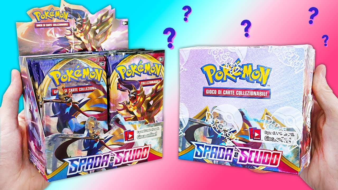 APRO ALTRI 2 BOX DA 72 BUSTINE POKEMON SPADA E SCUDO! - V Full Art ...