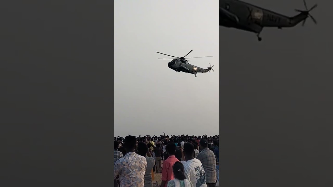 Milan 2024 || Visakhapatnam RK Beach Milan Harbour Phase FinalDay 2024 || War Helicopter