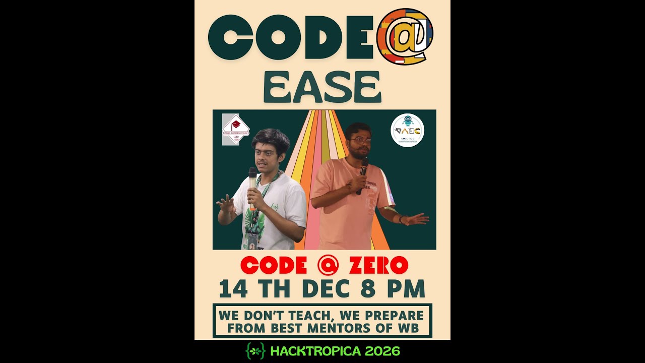 Code @ 0 Session Recording - YouTube
