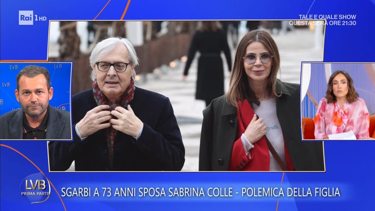 Sgarbi si sposa a 73 anni. La polemica della figlia - La volta buona 10/10/2025