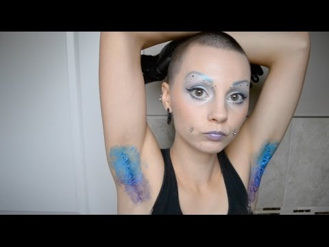 Dying My Armpit Hair Youtube