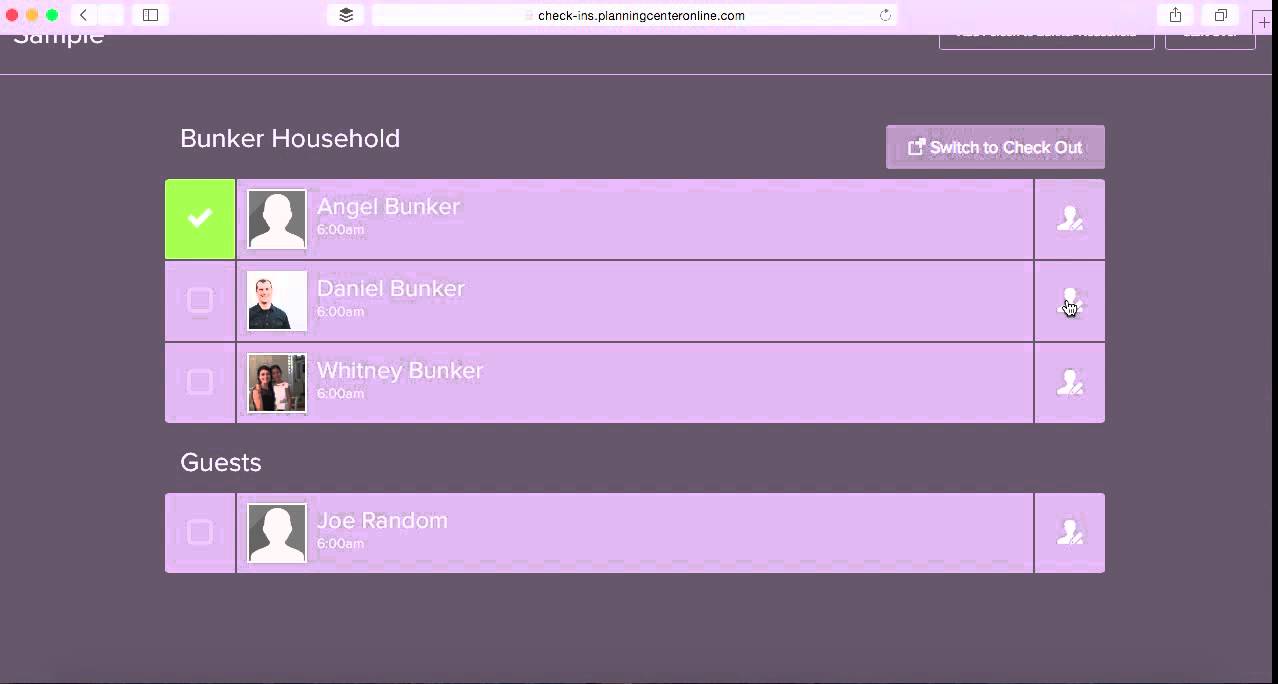 Planning Center Instructions Planning Center Instructions