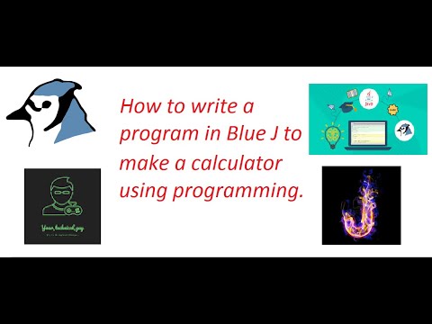 How to make a calculator in BLUE J || School Project || Windows 7/8/10..